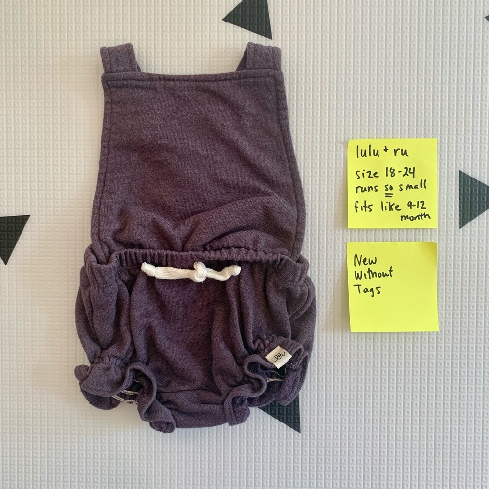 Lulu & Ru girls summer overall- runs small!!
